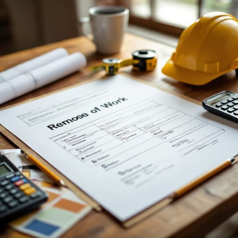 What does a good remodel contract include?